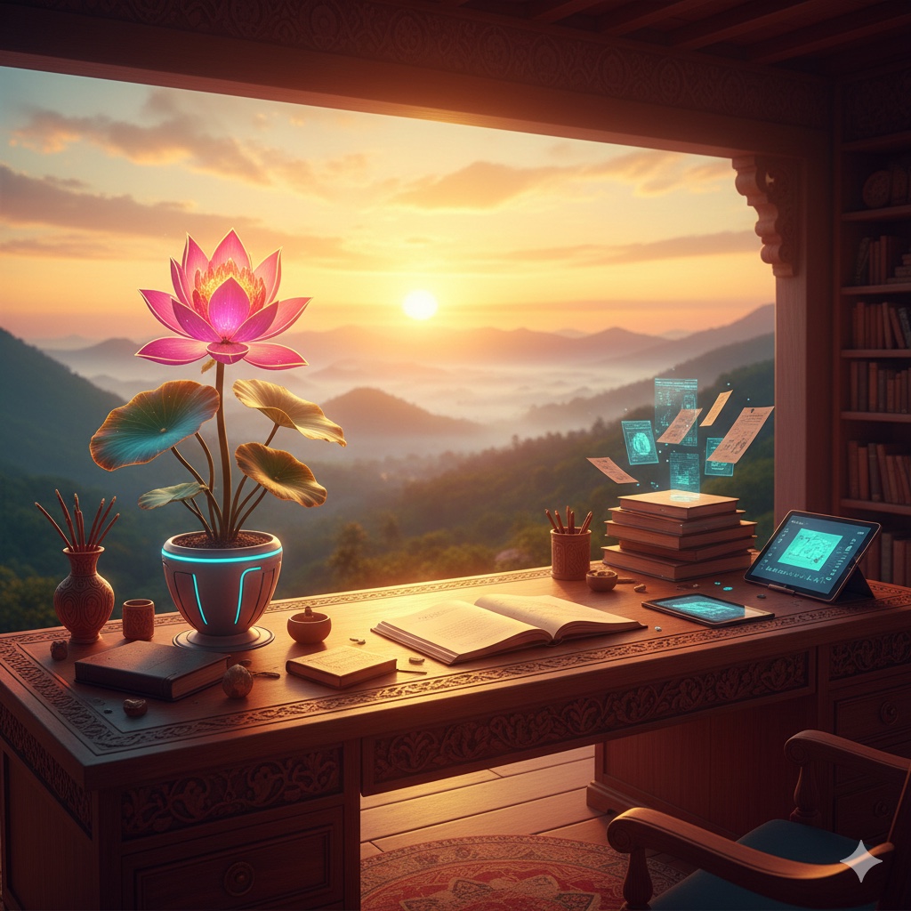 The view from Kala's desk